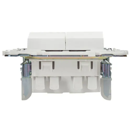 Выключатель проходной 2-кл. SKANDY 10А SK-V05W арктич. бел. IEK SK-V22-0-10-K01 фото 4