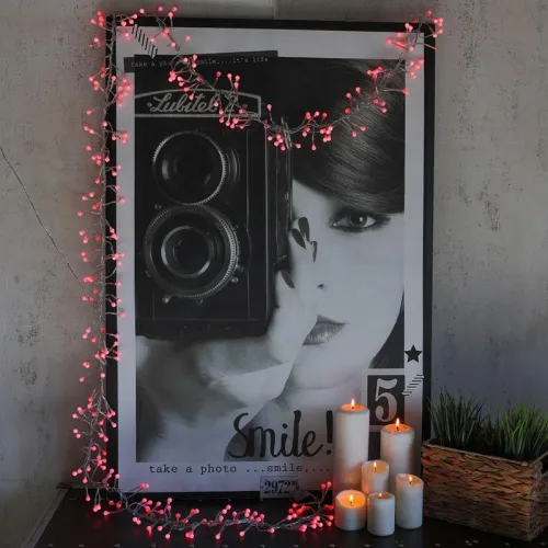 Гирлянда светодиодная "Мишура LED" 3м 288LED красн. 18Вт 220-240В IP20 провод ПВХ прозр. Neon-Night 303-602 фото 5