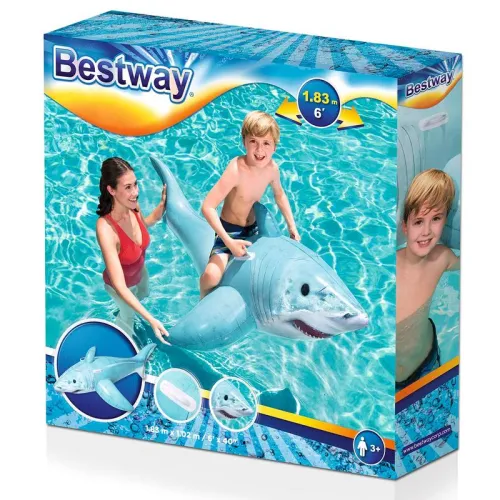 Игрушка для катания верхом "Акула" 183х102см (41405) Bestway 6942138966893 фото 5