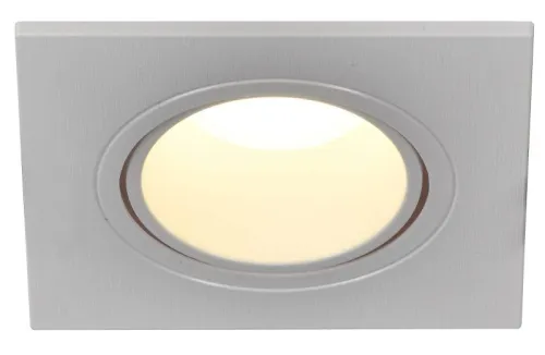 Светильник 4101 встраиваемый MR16 квадрат пласт. бел. IEK LT-UVB0-4101-GU05-1-K01 фото 2