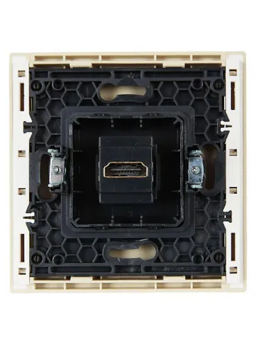 Розетка HDMI FORTE&PIANO FP440 ваниль IEK FP-H10-K10 фото 3