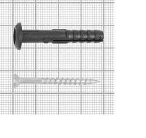 Дюбель-гвоздь полипр. гриб. 6х60 EcoPlast 154321