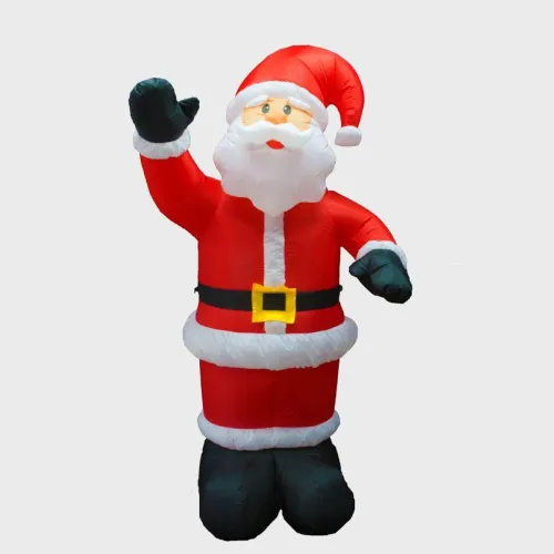 Фигура надувная 3D "Дед Мороз приветствует" 180см 5LED бел. 15Вт IP65 внутр. подсветка компрессор с адаптером 12В Neon-Night 511-114 фото 6