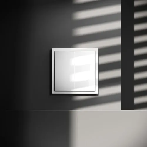 Выключатель 2-кл. СП S70 10А с самовозвратом механизм бел. глянцевый Voltum VLS020601 фото 5