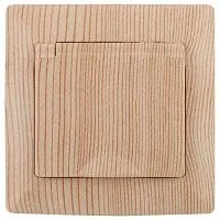 Розетка 1-м СП Solo 4-203-11 16А IP20 250В 2P+E Schuko с заземл. с крышкой сосна Intro Б0053665