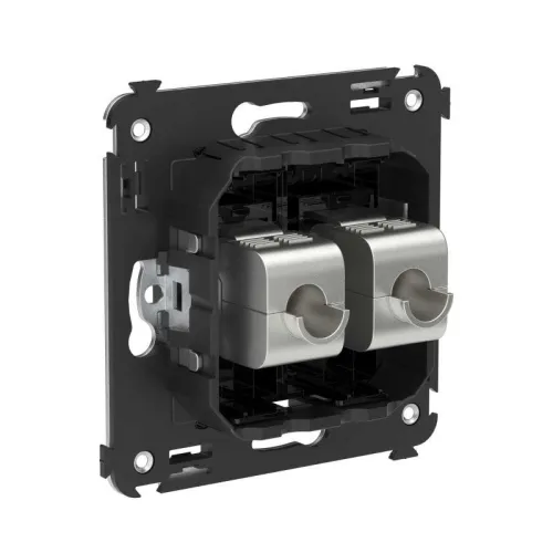 Розетка компьютерная 2-м СП Avanti "Черный квадрат" RJ45 кат.5E без шторок экранир. механизм DKC 4402764 фото 2