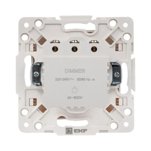 Механизм светорегулятора Стокгольм 600Вт 220В бел. PROxima EKF EYD06-101-10 фото 5