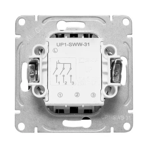 Выключатель 3-кл. СП Эпика механизм черн. EKF UP1-SWB-31 фото 8