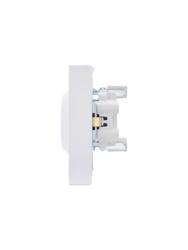 Розетка 2-м СП VESNA с заземл. со шторками ПБТ бел. LEZARD 742-0200-178B фото 2