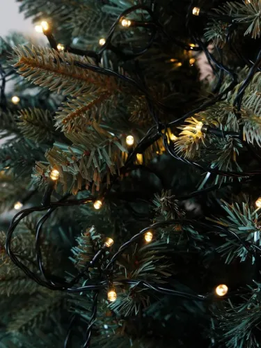 Гирлянда светодиодная "Нить" LD200-GWW-BO 20м 200LED тепл. бел. уличная 8 режимов элементы питания 3хAA SHLights 4690601045461 фото 4