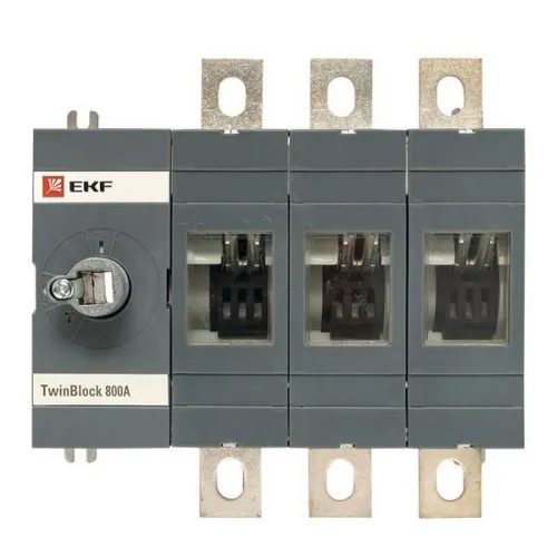 Рубильник 3п 800А без рукоятки управления TwinBlock PROxima EKF tb-s-800-3p фото 5