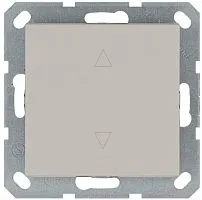 Выключатель для жалюзи 1-кл. 10А IP20 механизм тауп Jasmart G3018T