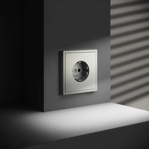 Розетка 1-м СП S70 16А с заземл. механизм сталь Voltum VLS040105 фото 6