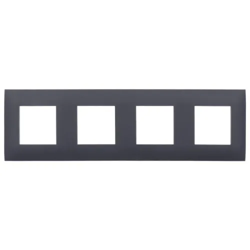 Рамка 4-м SKANDY SK-F04G графит IEK SK-M42-K53 фото 2