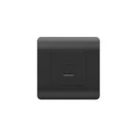 Розетка компьютерная 1-м NEW3-E RJ45 черн. CHINT 431490
