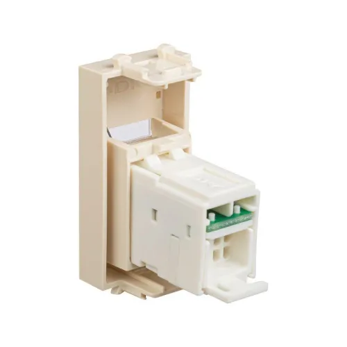 Розетка компьютерная 1мод. Avanti "Ванильная дымка" RJ45 кат.6 модульная DKC 4405291 фото 4