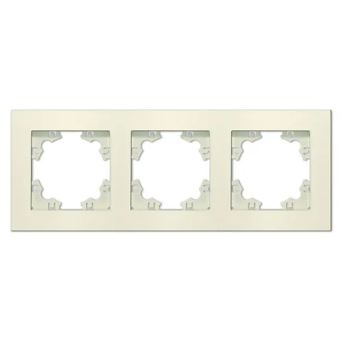 Рамка 3-м Афина универс. сл. кость (ivory) Universal A0045-I