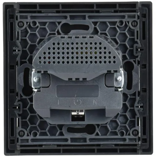 Розетка FORTE&PIANO FP345 16А USB A+A 3.1А с заземл. защ. шторки винт. крепл. сер. IEK FP-R14-16-U21-D31-K03 фото 5