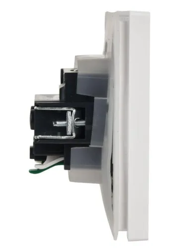 Розетка СП FORTE&PIANO16А IP44 FP219 с заземл. защ. шторки с крышкой безвинт. крепл. бел. IEK FP-R16-16-1-44-K01 фото 4