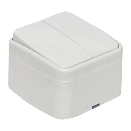 Выключатель 2-кл. ОП Минск 10А IP20 бел. Basic EKF EGV10-023-10 фото 3