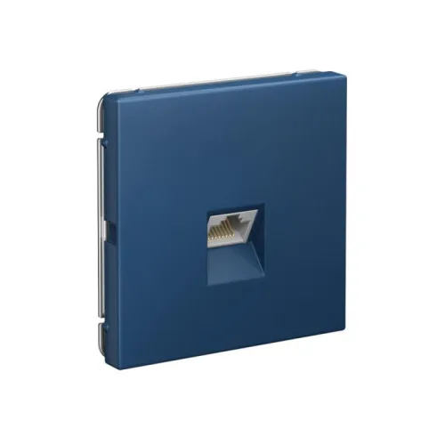 Розетка компьютерная ArtGallery RJ45 кат.6A механизм аквамарин SE GAL001186 фото 2