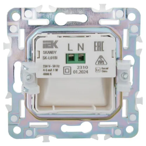 Подсветка светодиодная SKANDY встраив. SK-L01Bl черн. IEK SK-FL20-K02 фото 4
