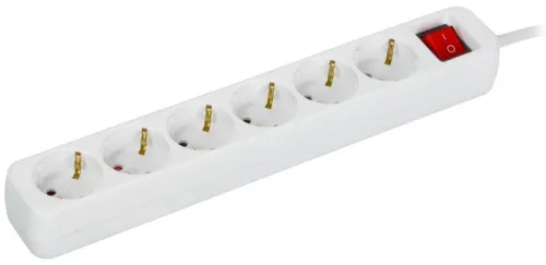 Удлинитель 6х5м 16А У06К ПВС 3х1.5 бел. UMA IEK UM-YP10-16-06-05-ZK-K01