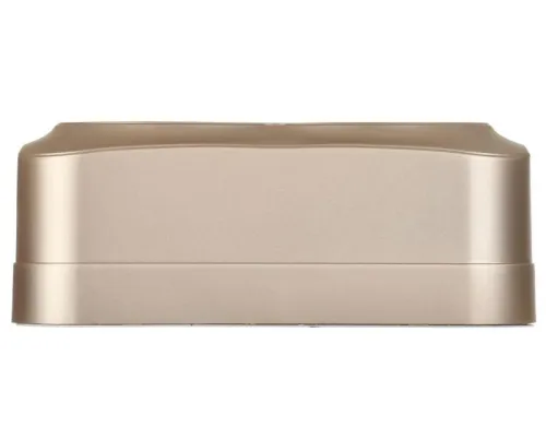 Розетка 2-м ОП GLORY РС22-3-ХШм 16А с заземл. без защ. шторок шампань матов. IEK ERH21-K37M-16 фото 3