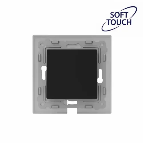 Переключатель 1-кл. СП Pixel IP44 механизм карбон TOKOV ELECTRIC TKE-PX-P1-C14-IP44 фото 2