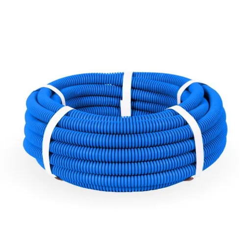 Труба гофрированная ПП легкая d20мм негорюч. (НГ) 350 Н син. (уп.10м) Промрукав PR02.0252 фото 3