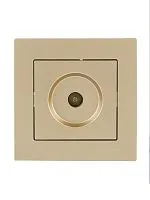 Розетка ТВ проходная VESNA зол. LEZARD 742-3688-129