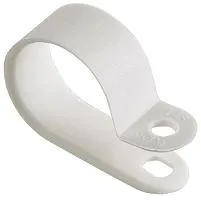 Скоба крепежная 20мм нейлон. бел. (уп.50шт) IEK USK11-20-050-K01