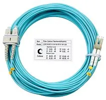 Шнур оптический duple FOP-50-LC-SC-25m x LC-SC 50/125 Cabeus 8474c