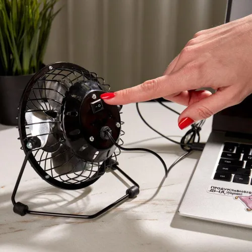 Вентилятор настольный (DX-4) USB черн. DOMIE 60-0225 фото 8