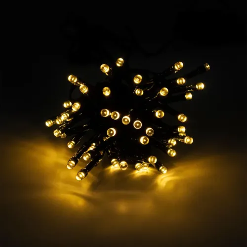 Светильник светодиодный садовый SLR-G01- 50Y гирлянда 50 желт. LED на солнечн. батарее ФАZА 5027299 фото 8