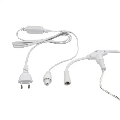 Гирлянда светодиодная "Светодиодный Дождь" 2х1.5м 192LED тепл. бел. 12Вт 230В IP65 постоян. свечение провод прозр. Neon-Night 235-306-6 фото 8