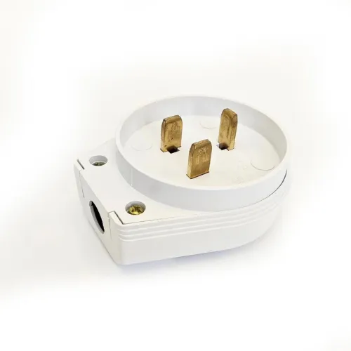 Разъем РШ-ВШ ОП 32А 250В 2P+PE кругл. бел. TOKOV ELECTRIC TKL-OVOP-2P+PE-C01 фото 3