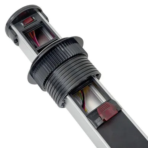 Мини-колонна встраиваемая с беспроводной зарядкой 15Вт 8 модулей C-Line EKF cl-vmkwс-8-s фото 3