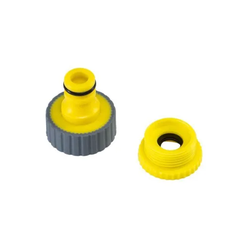 Адаптер на кран быстрого соединения 1/2дюйм-3/4дюйм с термопластичной резиной Профи ЧЕТЫРЕ СЕЗОНА 62-0212-F фото 2