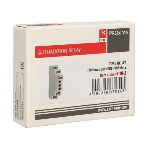 Реле времени RT-10-2 (10 устанавл. функц.) PROxima EKF rt-10-2 фото 8