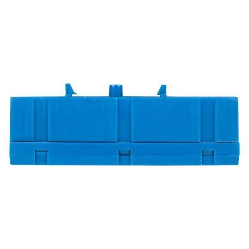 Шина нулевая N 6х9 12 отверстий синий изолированный корпус на DIN-рейку латунь PROxima EKF sn0-63-12-ib фото 7