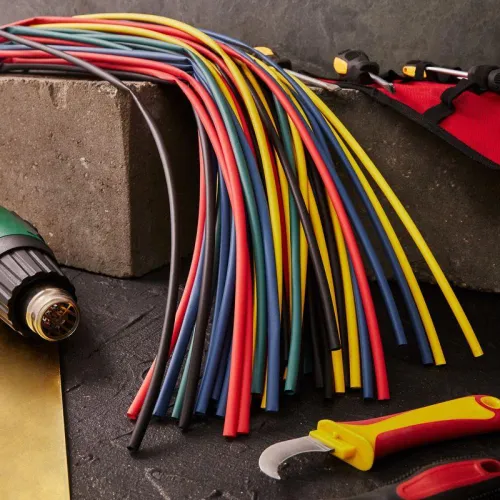 Набор трубок термоусадочных ТУТ 6.0/3.0мм 1м (уп.50шт) 5 цветов Rexant 29-0156 фото 2