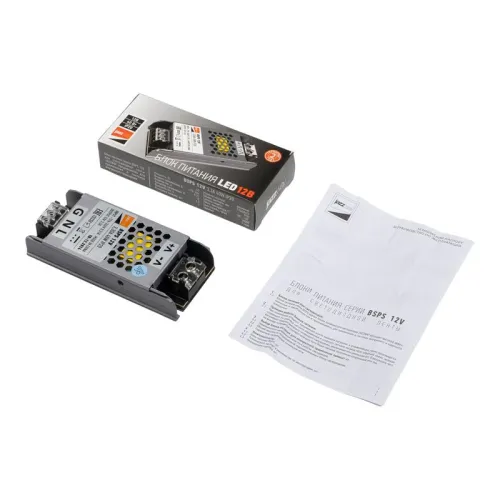 Блок питания для светодиод. ленты BSPS 12В 3.30А=40Вт IP20 JazzWay 5062122 фото 8