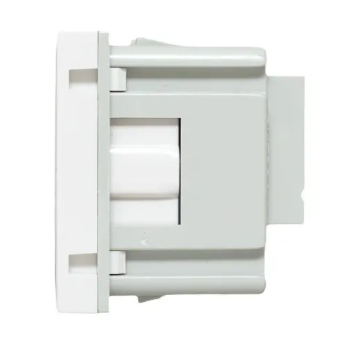 Розетка 1-м 2мод. C-Line РКС-20-30-П 45х45 с заземл. бел. EKF E2MR16-028-10 фото 6