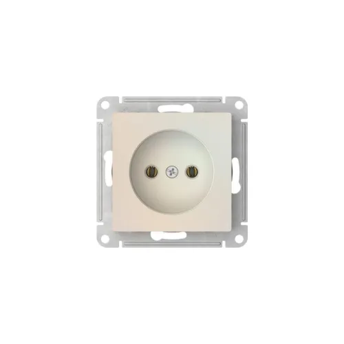 Розетка AtlasDesign 16А без заземл. без шторок быстрозажим. клем. механизм жемчуж. SE ATN000441S фото 2