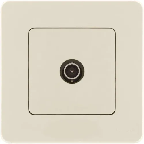 Розетка телевизионная TV Inspiria 2дБ 0-2400мГц с топологией "звезда" механизм сл. кость IEK 673851 фото 2