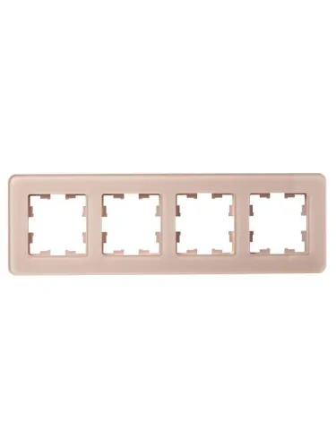 Рамка 4-м BRITE РУ-4-2-Бр стекло дым. RE IEK BR-M42-G-41-K97 фото 3