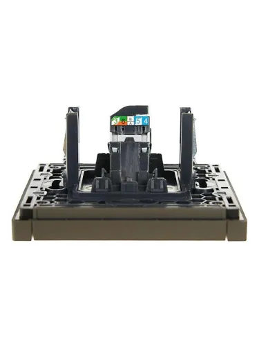 Розетка компьютерная RJ45 кат.5E FORTE&PIANO FP332 сер. IEK FP-K10-1-K03 фото 5