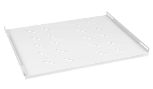 Полка 19дюйм перфорированная SH-J018-FC-600m-100KG глубиной 400мм для напольных и настенных шкафов глубиной 600мм усиленная до 100кг Cabeus 7859c