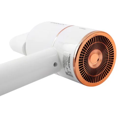 Фен ELX-HD11-C01 1200Вт 220-240В бел./зол. Ergolux 15206 фото 2